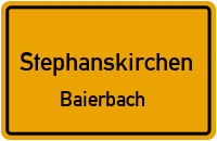 Straßenverzeichnis Stephanskirchen Baierbach
