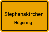 Högeringer Straße in StephanskirchenHögering
