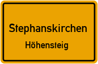 Althöhensteigstraße in StephanskirchenHöhensteig