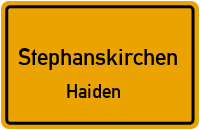 Straßenverzeichnis Stephanskirchen Haiden