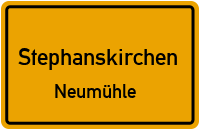 Neumühlweg in StephanskirchenNeumühle
