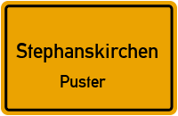 Pusterfeldweg in StephanskirchenPuster
