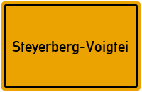 Ortsschild Steyerberg-Voigtei