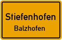 Balzerberg in StiefenhofenBalzhofen