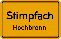 Hochbronn in StimpfachHochbronn