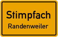 Hauptstraße in StimpfachRandenweiler