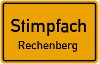 Ortsstraße in StimpfachRechenberg