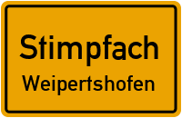 Käsbacher Straße in StimpfachWeipertshofen