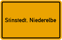 City Sign Stinstedt, Niederelbe