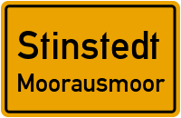 Ortsstraße in StinstedtMoorausmoor