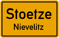 Straßen in Stoetze Nievelitz