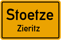 Straßen in Stoetze Zieritz