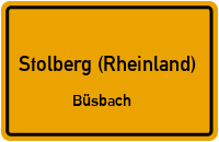 Gallierweg in 52223 Stolberg (Rheinland) (Büsbach)