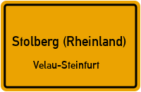 Kogelshäuserstraße in Stolberg (Rheinland)Velau-Steinfurt