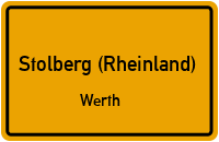Drieschstraße in Stolberg (Rheinland)Werth