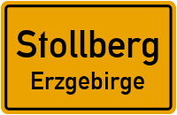 City Sign Stollberg / Erzgebirge
