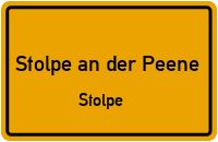 Peenstraße in 17391 Stolpe an der Peene (Stolpe)