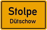 Querstraße in StolpeDütschow