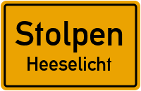 Hofestraße in StolpenHeeselicht