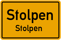 Bahnhofstraße in StolpenStolpen