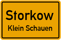 Alte Dorfstraße in StorkowKlein Schauen