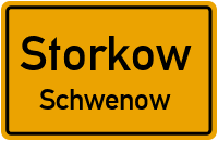 Straßenverzeichnis Storkow Schwenow
