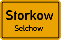 Selchower Dorfstraße in StorkowSelchow