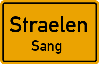 Sanger Weg in StraelenSang