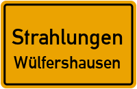 Hauptstraße in StrahlungenWülfershausen