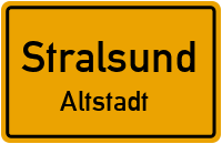 Straßenverzeichnis Stralsund Altstadt