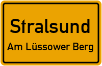 Straßenverzeichnis Stralsund Am Lüssower Berg