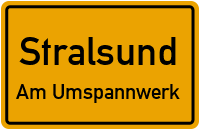 Straßenverzeichnis Stralsund Am Umspannwerk