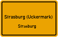 Wallstraße in Strasburg (Uckermark)Strasburg