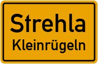 Leckwitzer Straße in StrehlaKleinrügeln