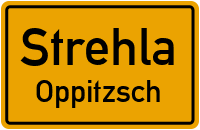 Altoppitzscher Straße in StrehlaOppitzsch