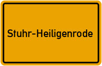 Ortsschild Stuhr-Heiligenrode