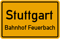 Theoderichweg in StuttgartBahnhof Feuerbach