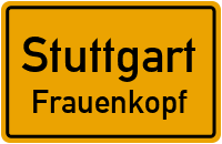 Frauenkopf in StuttgartFrauenkopf