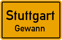 Steinprügel in StuttgartGewann