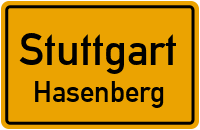 Blauer Weg in StuttgartHasenberg