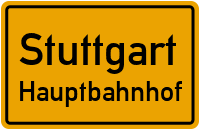Mittelausgang in StuttgartHauptbahnhof