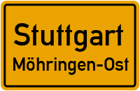 Siegmaringer Straße in StuttgartMöhringen-Ost