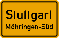 Dürrlewang-Allee in StuttgartMöhringen-Süd