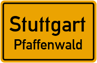 Pfaffenrainweg in StuttgartPfaffenwald