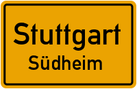 Schlittenbahn in StuttgartSüdheim