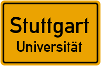 Max-Kade-Weg in StuttgartUniversität