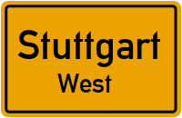 Straßenverzeichnis Stuttgart West