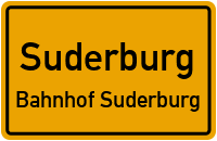 Lönsweg in SuderburgBahnhof Suderburg