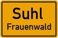 Rennsteig (Radroute) in SuhlFrauenwald