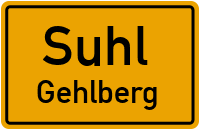 Glasmacherstraße in 98528 Suhl (Gehlberg)